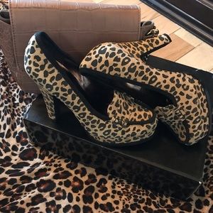 😻NEW Colin Stuart- Sexy leopard print shoe -7B 😻